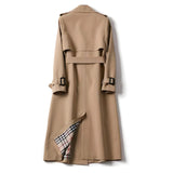 Trenchcoat met getailleerde pasvorm en ceintuur voor elegantie