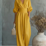 Valentina | Elegante Maxi Jurk met Geaccentueerde Taille