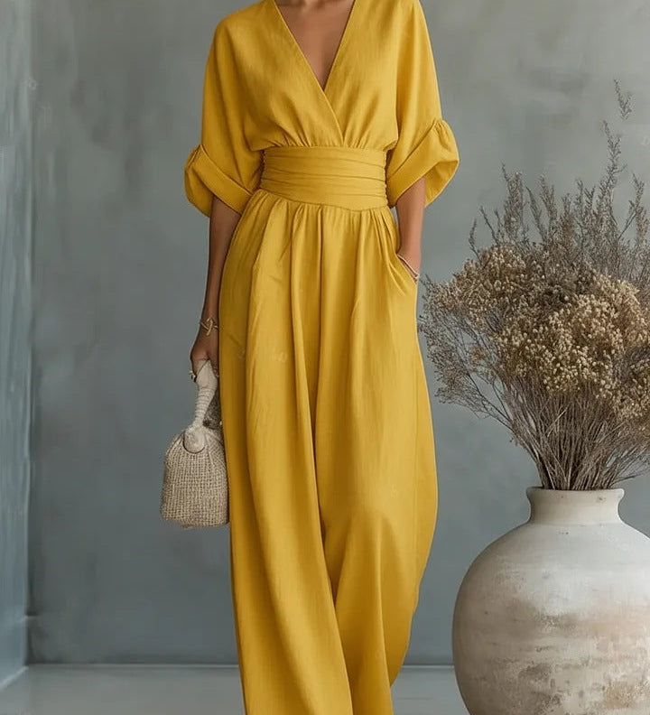 Valentina | Elegante Jumpsuit met Geaccentueerde Taille