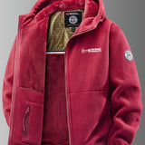 Winterjas met thermo fleece voering en windbestendige bescherming