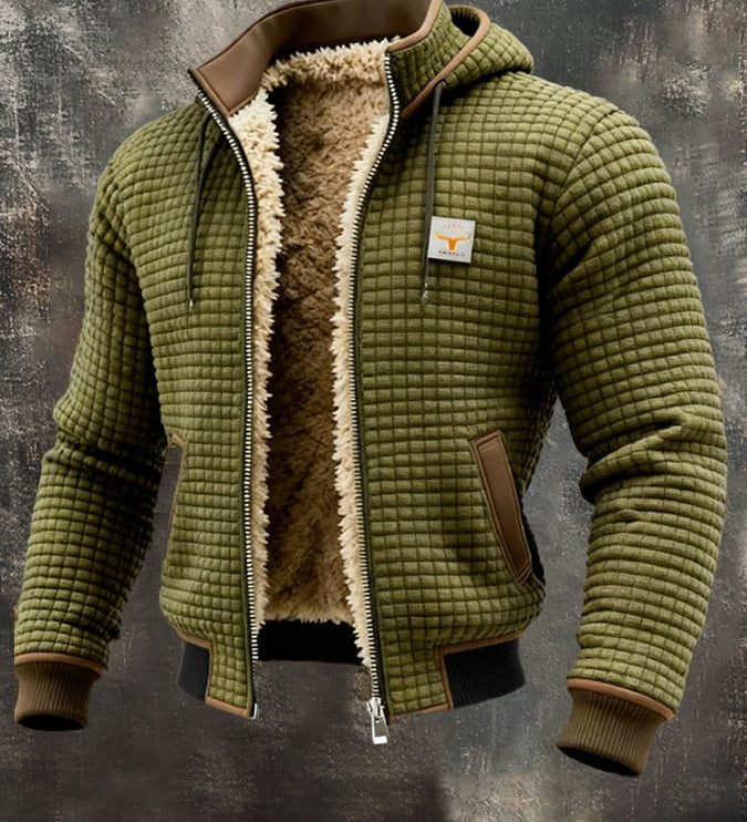Adam | Fleece jas met warme voering en waterafstotende stof