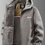 Winterjas met thermo fleece voering en windbestendige bescherming
