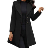 Ayla | Winterjas met knoopdetails en slanke pasvorm