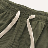 Corduroy broek met zachte ribstof en relaxte pasvorm