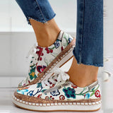 Tessa | Sneakers met Vintage Bloemontwerp en Comfortabele Pasvorm