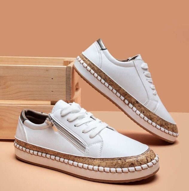 Orthopedische Sneakers met Vintage Bloemontwerp en Comfortabele Pasvorm