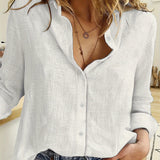 Hannah | Elegant shirt met lange mouwen voor elke dag