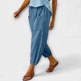 Harem broek met relaxte boho stijl en ultiem comfort