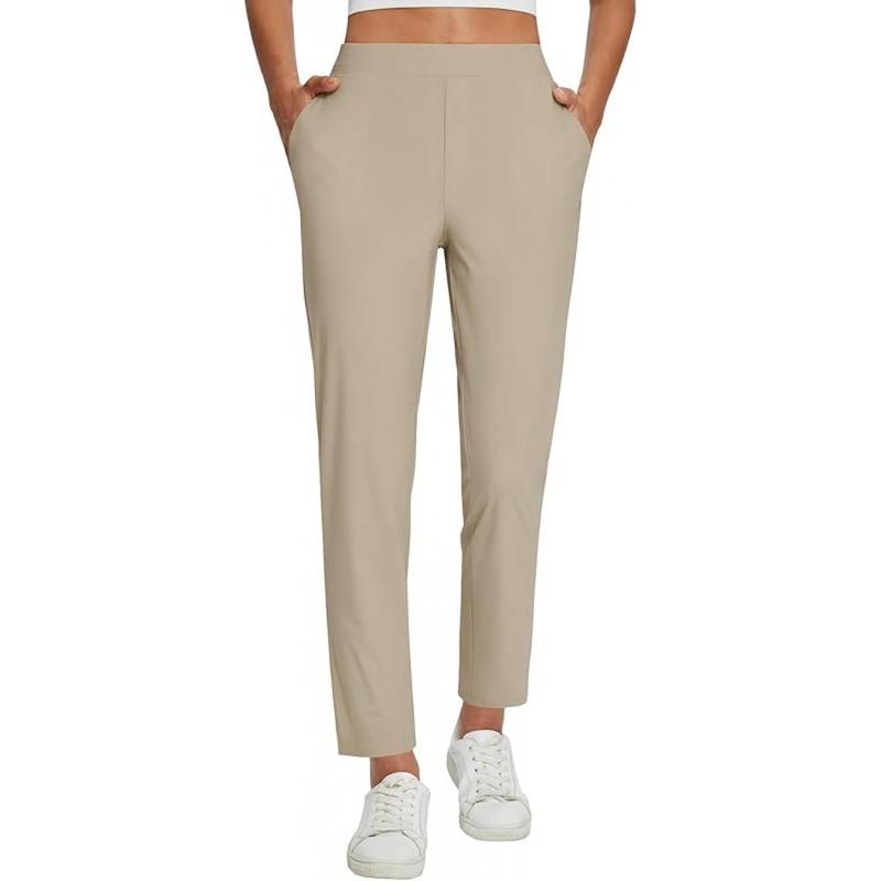 Enkellange broek met comfortabele pasvorm en nette uitstraling