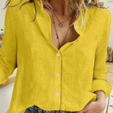 Hannah | Elegant shirt met lange mouwen voor elke dag