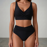 Naomi | Corrigerende high-waist bikini met twistdetail