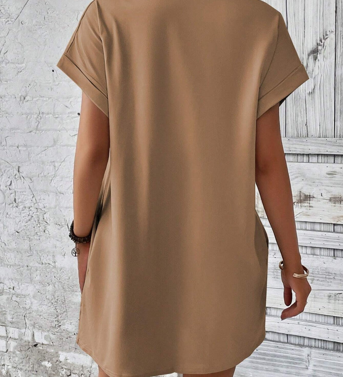 Tinne | Mini jurk met korte mouwen voor casual elegantie