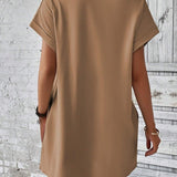 Tinne | Mini jurk met korte mouwen voor casual elegantie