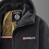 Winterjas met thermo fleece voering en windbestendige bescherming