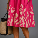 Annmarie | Comfortabele midi-jurk met vloeiende pasvorm