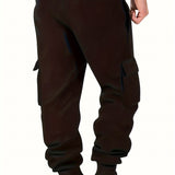 Cargo joggingbroek met relaxte pasvorm en praktische zakken