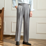 Pantalon met wijde pijp en hoge taille voor relaxte pasvorm