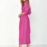 Chelsea | Zomerjurk met lantaarnmouwen en tijdloze elegantie