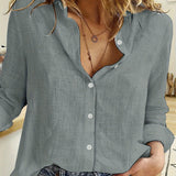Hannah | Elegant shirt met lange mouwen voor elke dag
