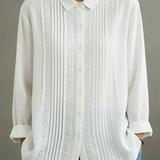Blouse met kraag en knoopsluiting voor dagelijks gebruik