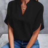 Ize | Blouse met V-hals en elegante mouwen voor elke gelegenheid