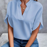 Ize | Blouse met V-hals en elegante mouwen voor elke gelegenheid