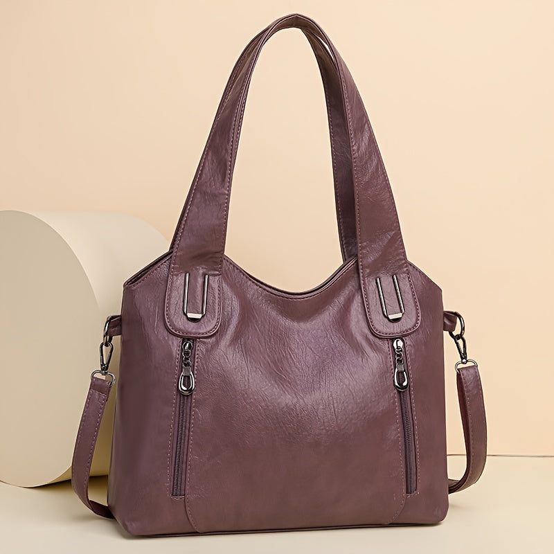 Tote Bag met ruim interieur en elegante uitstraling