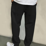 Joggingbroek met minimalistische look en zachte stof voor dagelijks