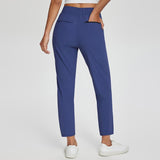 Enkellange broek met comfortabele pasvorm en nette uitstraling