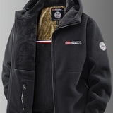 Winterjas met thermo fleece voering en windbestendige bescherming