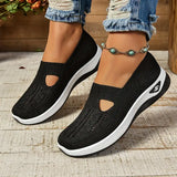Orthopedische slip-on sneakers met brede pasvorm en voetsteun