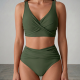 Naomi | Corrigerende high-waist bikini met twistdetail