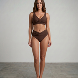 Naomi | Corrigerende high-waist bikini met twistdetail