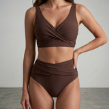 Naomi | Corrigerende high-waist bikini met twistdetail