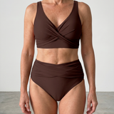 Naomi | Corrigerende high-waist bikini met twistdetail