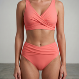Naomi | Corrigerende high-waist bikini met twistdetail