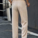 Herenbroek met slim fit en ademende stof voor zomerse dagen