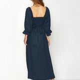 Chelsea | Zomerjurk met lantaarnmouwen en tijdloze elegantie
