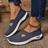 Orthopedische slip-on sneakers met brede pasvorm en voetsteun