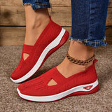 Orthopedische slip-on sneakers met brede pasvorm en voetsteun