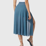 Rok met zakken en hoge taille voor een flatterend silhouet