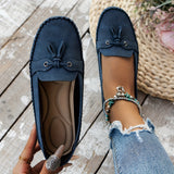 Claire | Comfortabele Suède Loafers met Kwastjes