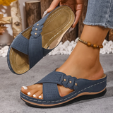 Orthopedische Wedge Sandalen met ergonomische steun en lichte hak