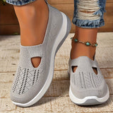 Orthopedische slip-on sneakers met brede pasvorm en voetsteun
