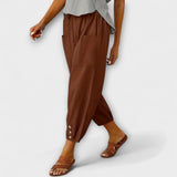 Harem broek met relaxte boho stijl en ultiem comfort