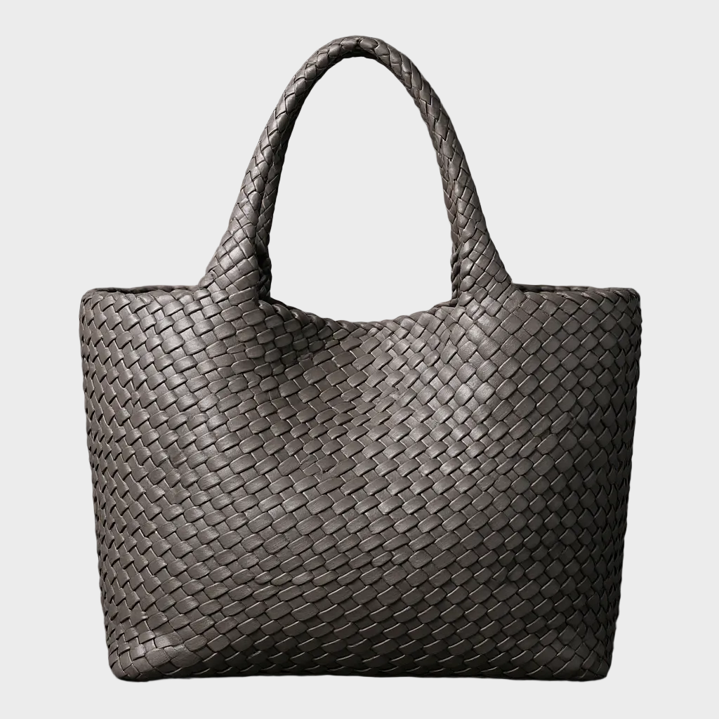 Gevlochten Tote Bag met Ruim Ontwerp voor Dagelijks Gebruik