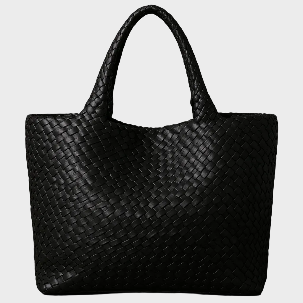 Gevlochten Tote Bag met Ruim Ontwerp voor Dagelijks Gebruik