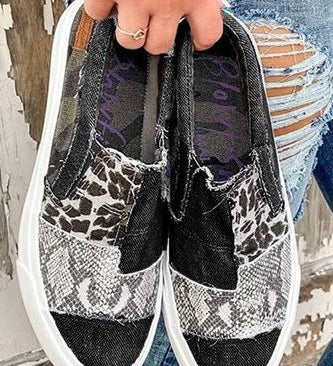 Slip-on schoenen met orthopedische steun en veelzijdige stijl