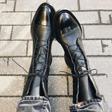 Laarzen met hak voor elegante en veelzijdige looks