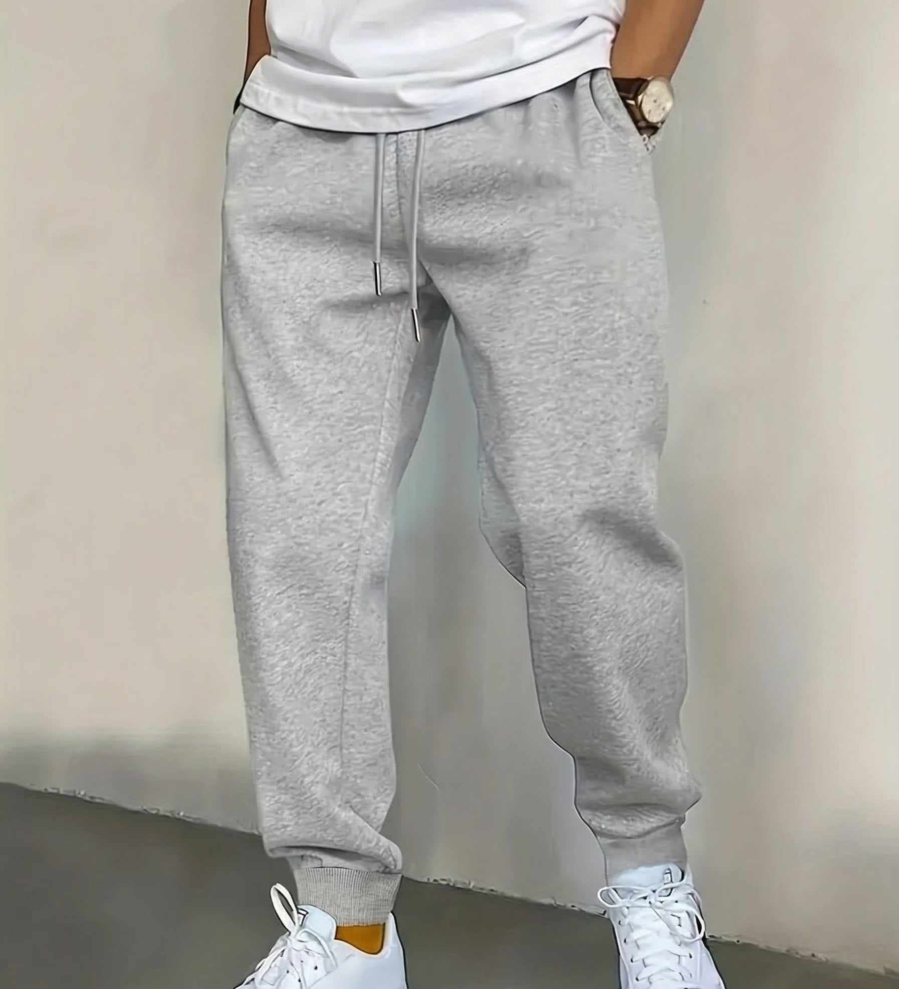 Joggingbroek met minimalistische look en zachte stof voor dagelijks
